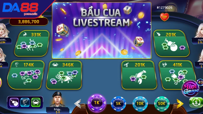 Cách chơi Bầu cua Live DA88 Cách chơi Bầu cua Live DA88